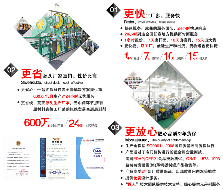 麥氏罐業五大優(yōu)勢